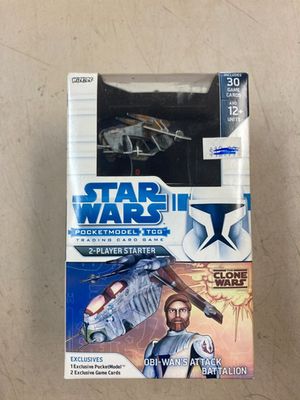 Clone Wars Starter Set, Obi-Wan's Attack Battalion, Star Wars Pocket Model TCG