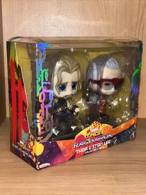 Mini Figuur, Cosbaby Thor &amp; Stan Lee, Ragnarok
