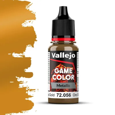 Vallejo Game Color Metallic: Glorious Gold