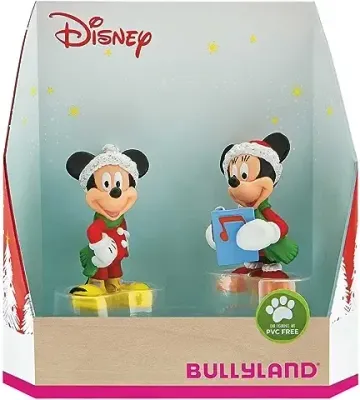 Figuurtjes set, Mickey en Minnie Kerst, Bully