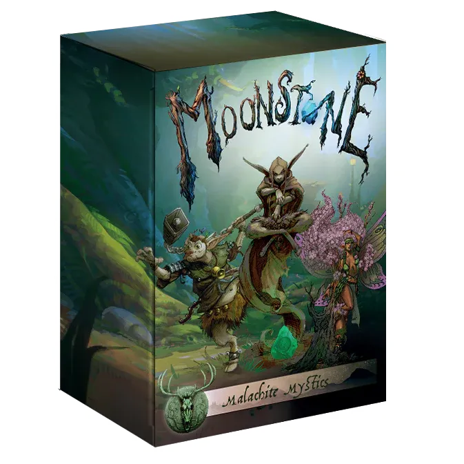 Miniture Boardgame, Malachite Mystics, Moonstone
