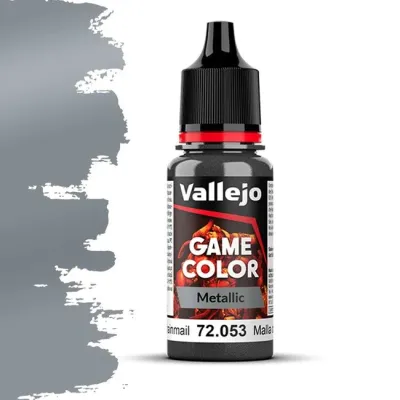 Vallejo Game Color Metallic: Chainmail Silver