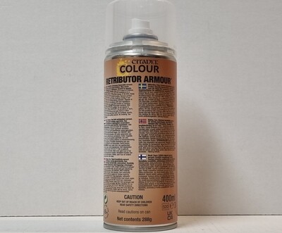 Citadel Paint, Spray Primer: Retributor Armour