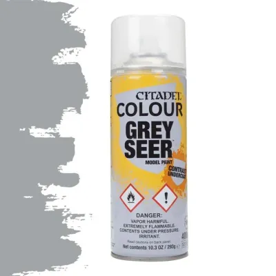 Citadel Paint, Spray Primer: Grey Seer