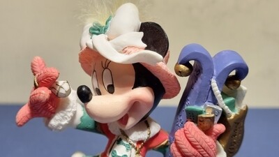 Beeldje, Minnie Shopping, Minnie Mouse, Enesco