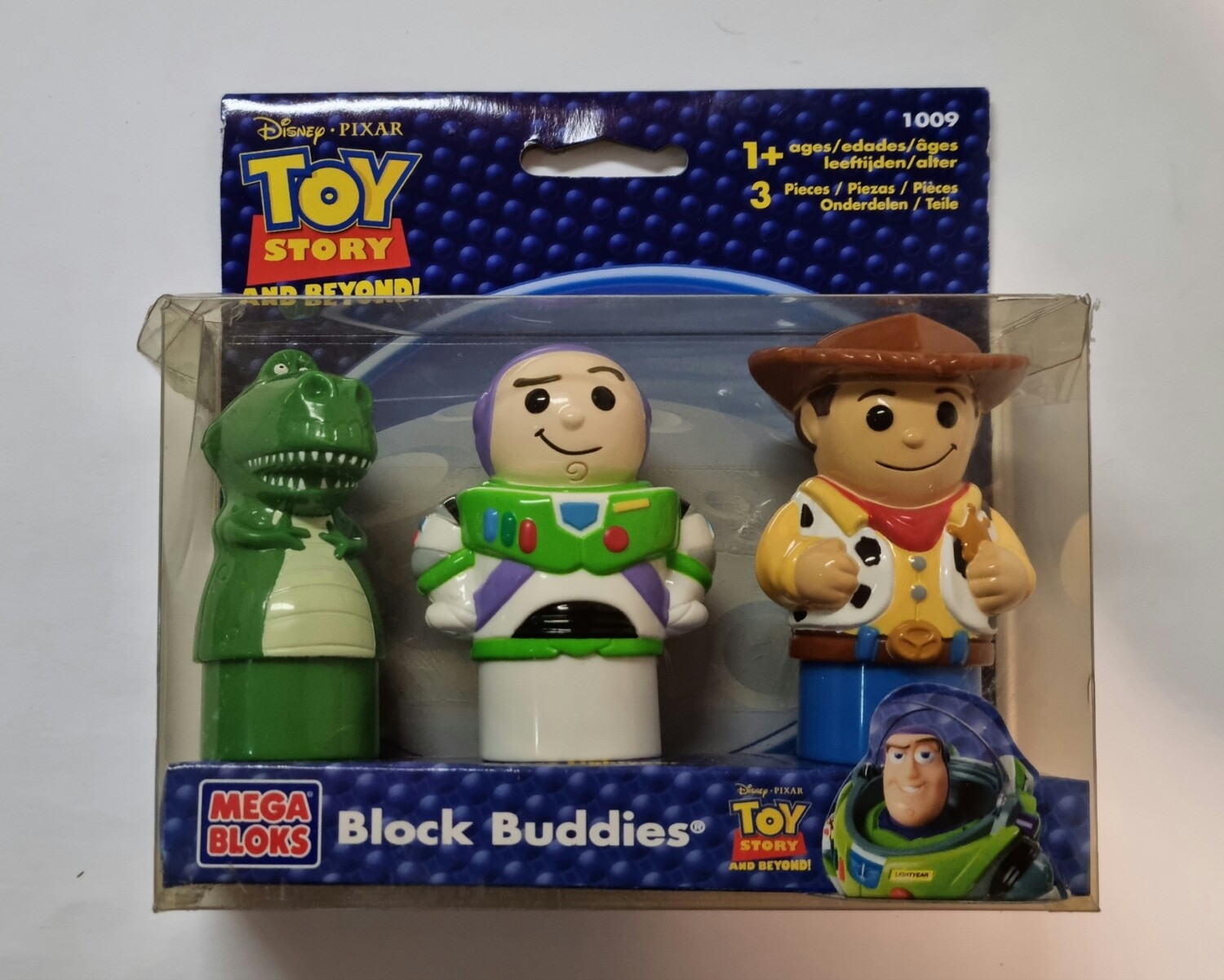 Block Buddies, Rex, Buzz en Woody, Toy Story