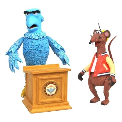 Actiefiguren, Sam the Eagle &amp; Rizzo the Rat, The Muppets, Disney