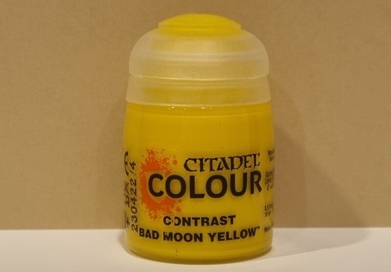 Citadel Paint, Contrast: Bad Moon Yellow