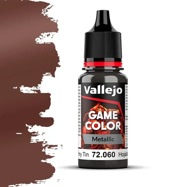 Vallejo Game Color, Metallic: Tinny Tin