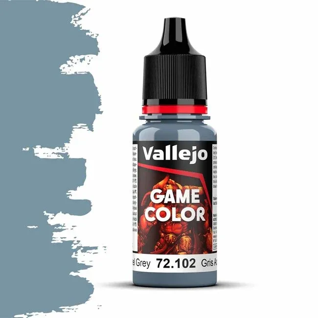 Vallejo Game Color: Steel Grey