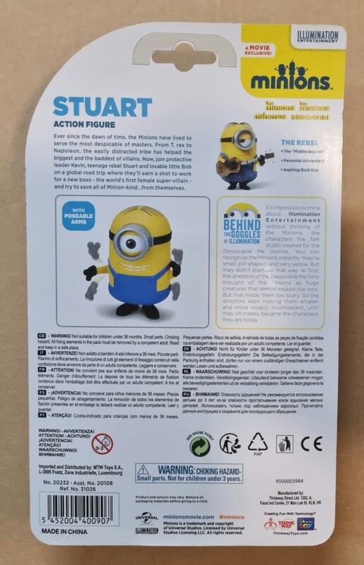 Actiefiguur, Stuart, Minions