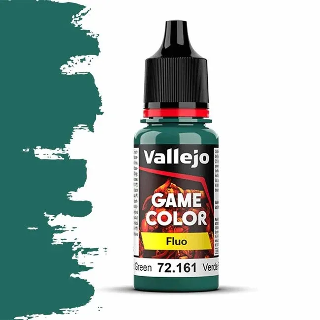 Vallejo Game Color, Fluo: Fluorescent Cold Green