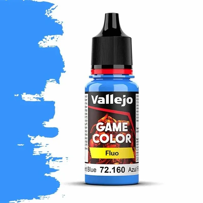 Vallejo Game Color, Fluo: Fluorescent Blue