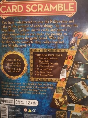 Bordspel, The Lord of the Rings Card Scramble
