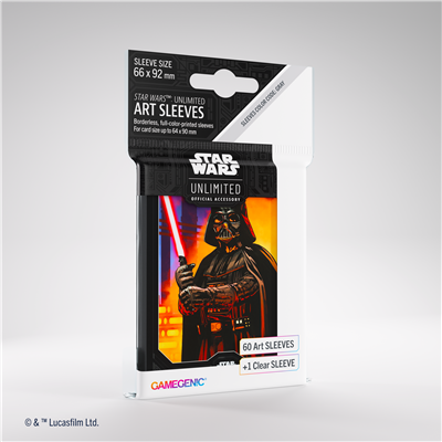 Card Sleeves, Darth Vader, Star Wars Unlimited, Star Wars TCG