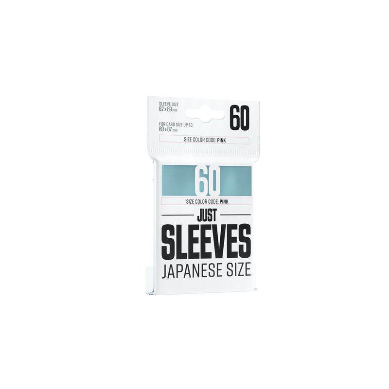 Card Sleeves, Japanese size, 60 stuks
