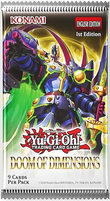 Booster Pack, Doom of Dimensions, Yu-Gi-Oh! TCG