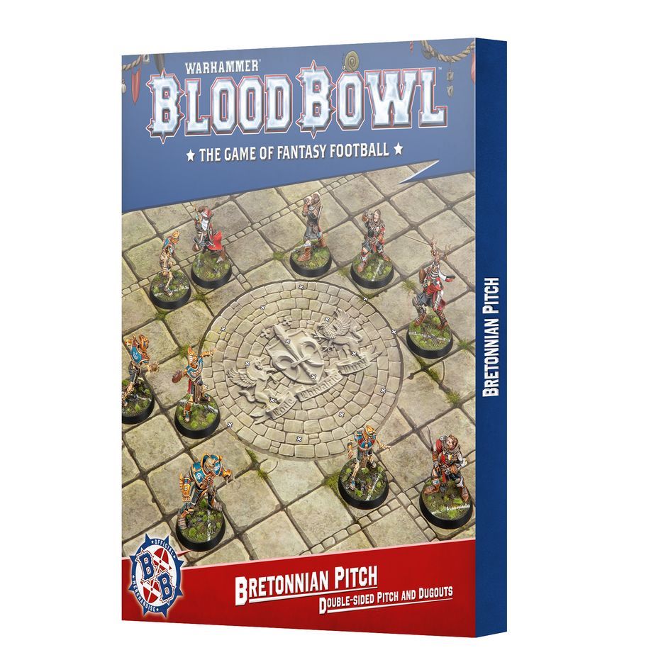 Warhammer Blood Bowl, Bretonnian Pitch: Double-Sided Pitch and Dugouts