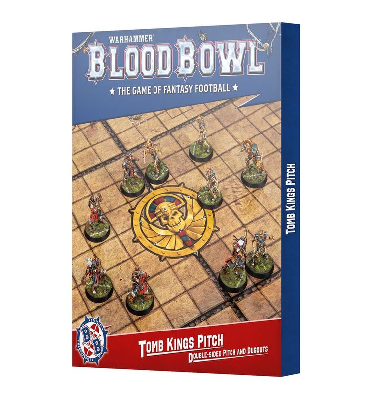 Warhammer Blood Bowl, Tomb Kings Pitch: Double-Sided Pitch and Dugouts