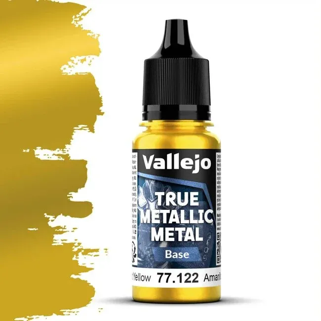 Vallejo True Metallic Metal, Base: Radiant Yellow
