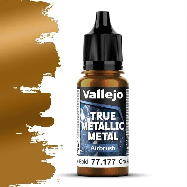 Vallejo True Metallic Metal, Airbrush: Arcane Gold