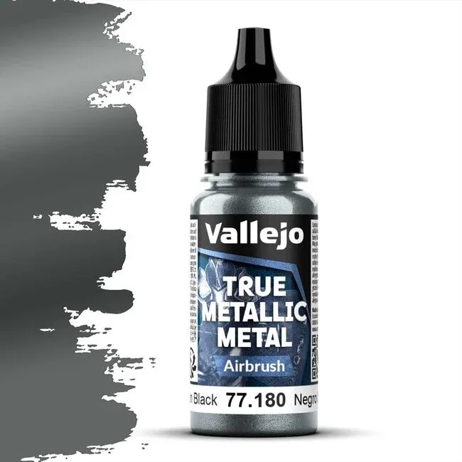 Vallejo True Metallic Metal, Airbrush: Obsidian Black