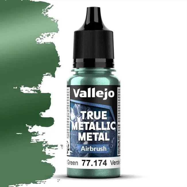Vallejo True Metallic Metal, Airbrush: Dusken Green