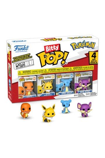 Funko Bitty Pop!  4-Pack, Charmander, Pokémon
