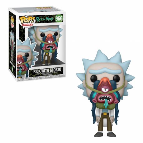 Funko Pop!  Animation #956 Rick with Glorzo, Rick and Morty