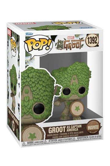 Funko Pop!  #1392 Groot as Captain America, We Are Groot
