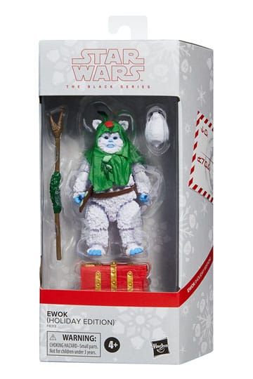 Actiefiguur, Ewok (Holiday Edition), Star Wars The Black Series