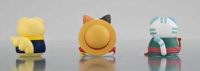 Mega Cat Project: One Piece Happy Trio 2024 Limited