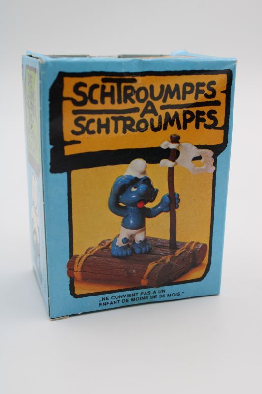 Schleich Super Smurf: Smurf op Vlot