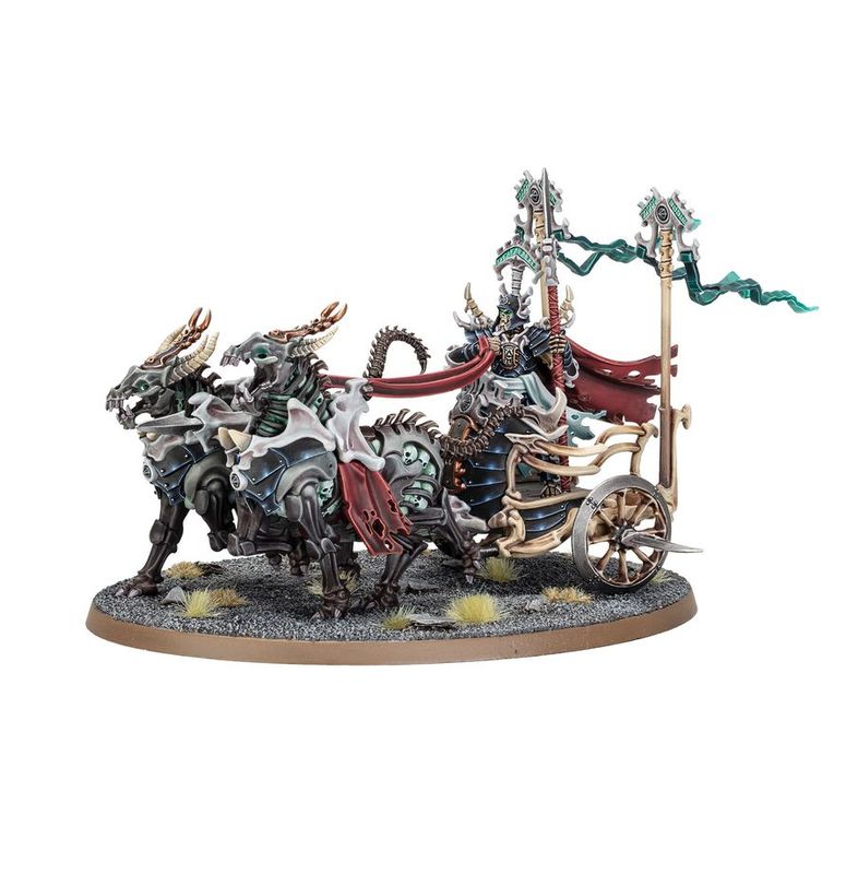 Warhammer Age Of Sigmar, Ossiarch Bonereapers: Liege-Kavalos on War Chariot