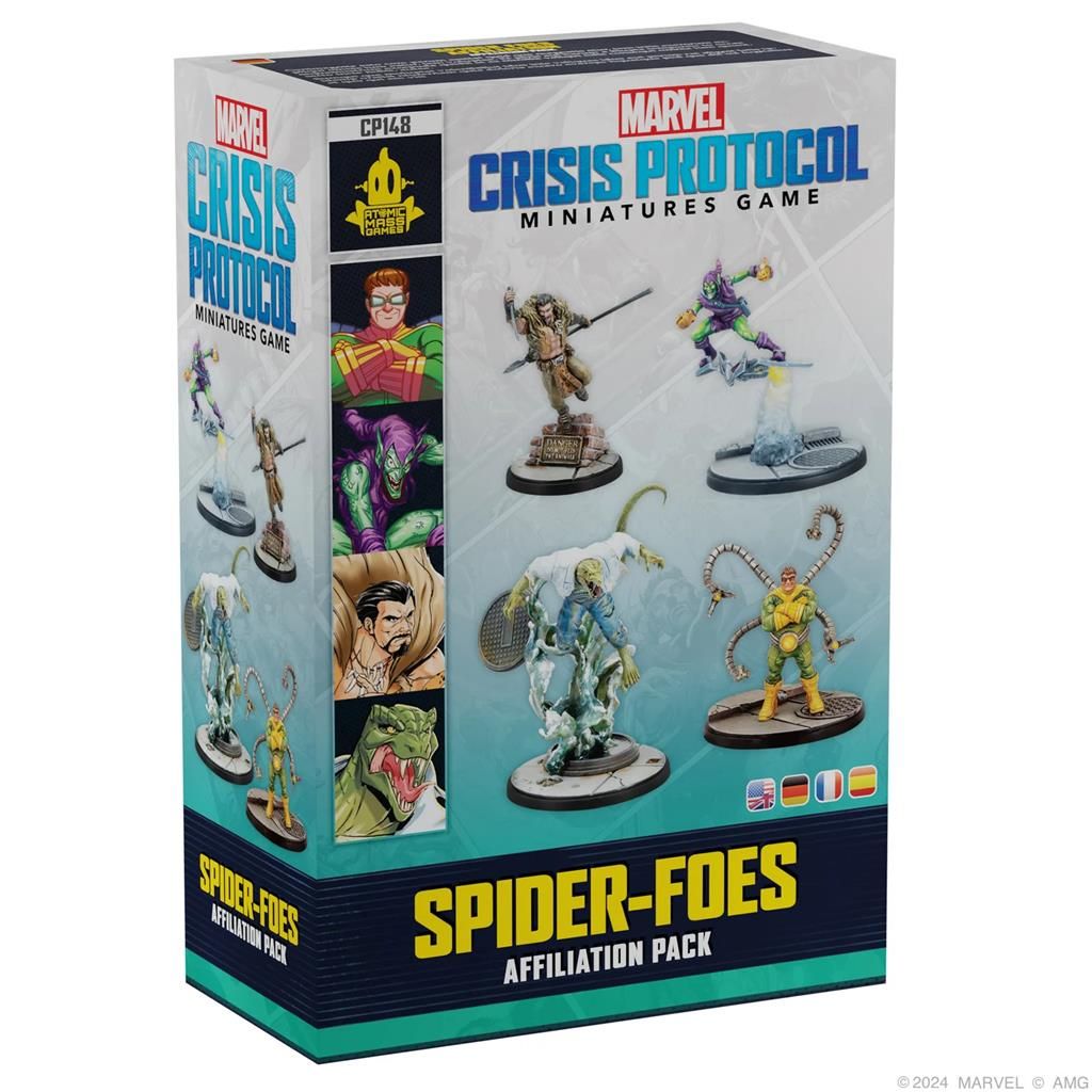 Miniatures Game, Spider-Foes Affiliation Pack, Marvel Crisis Protocol