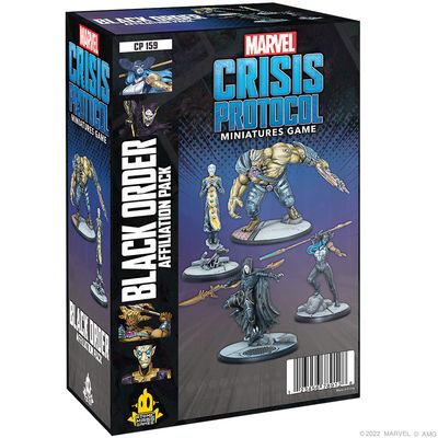Miniatures Game, Black Order Affiliation Pack, Marvel Crisis Protocol