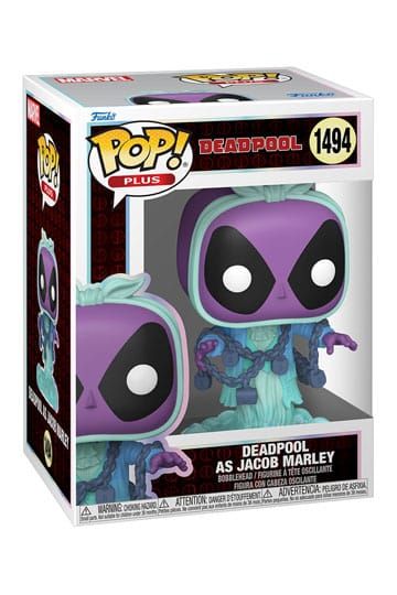 Funko Pop! Plus #1494  Deadpool as Jacob Marley