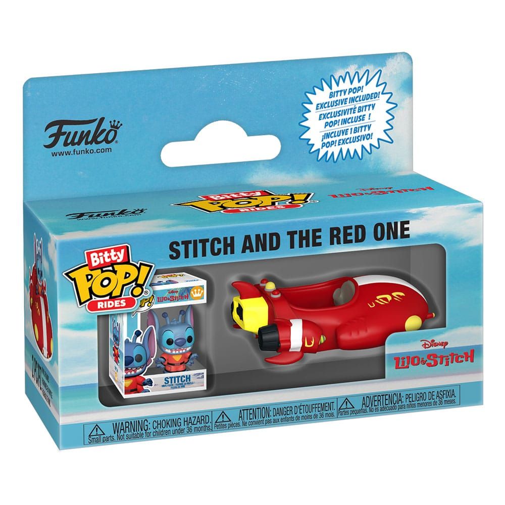Funko Bitty Pop! Rides, Stitch and the Red One