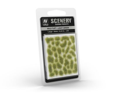 Vallejo Scenery: Wild Tuft- Light Green