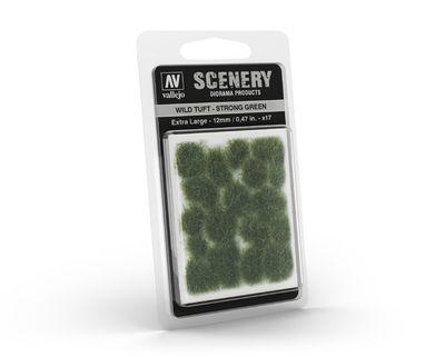 Vallejo Scenery: Wild Tuft- Strong Green