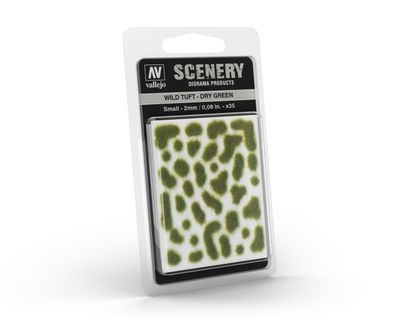 Vallejo Scenery: Wild Tuft- Dry Green