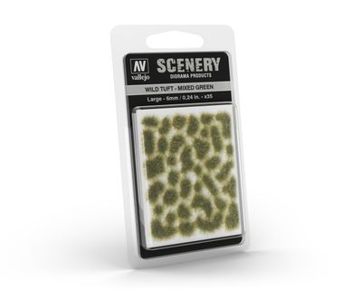 Vallejo Scenery: Wild Tuft- Mixed Green