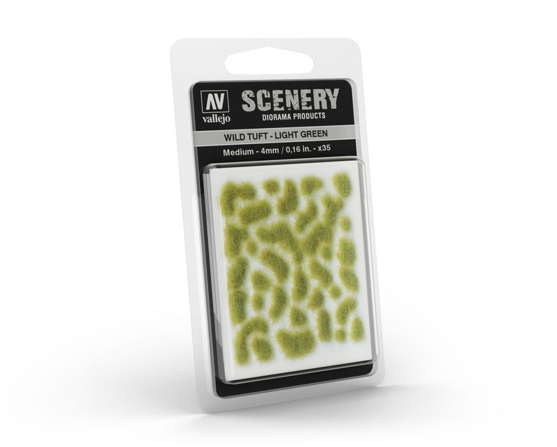 Vallejo Scenery: Wild Tuft- Light Green