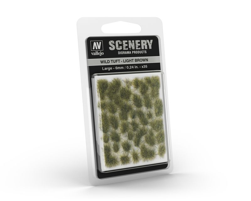Vallejo Scenery: Wild Tuft- Light Brown