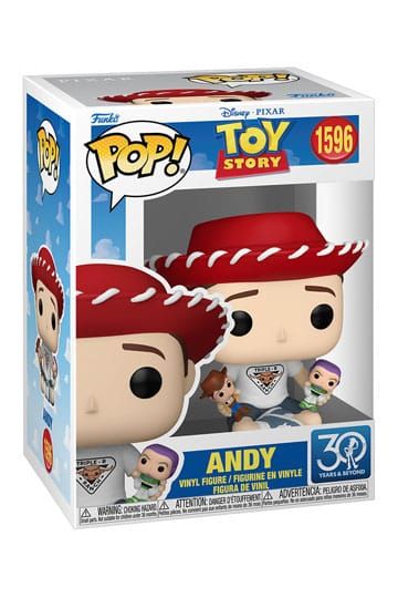 Funko Pop! #1596 Andy, Toy Story 30 Years &amp; Beyond