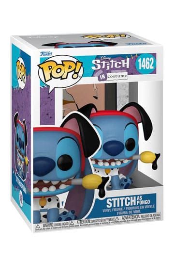 Funko Pop! #1462 Stitch as Pongo, Stitch Costume