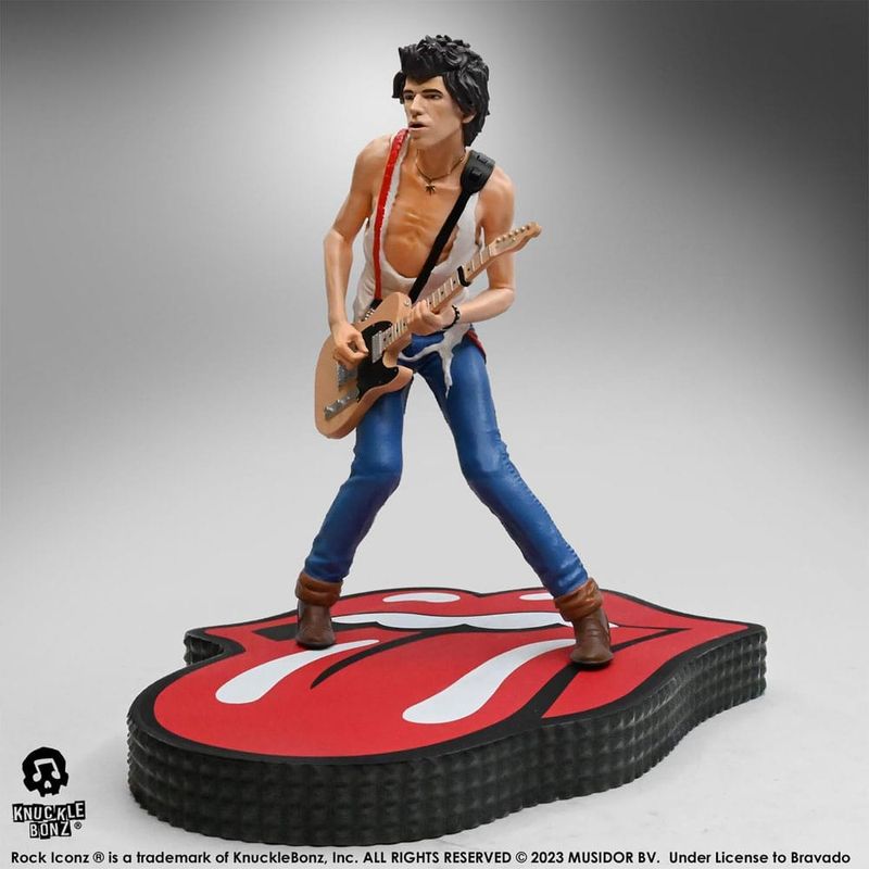 Rock Iconz Statue, Keith Richards, The Rolling Stones (Tattoo You Tour 1981)