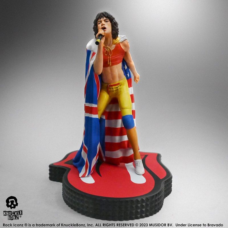 Rock Iconz Statue, Mick Jagger, The Rolling Stones (Tattoo You Tour 1981)