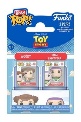 Funko Bitty Pop! 2-Pack, Woody &amp; Buzz Lightyear, Toy Story