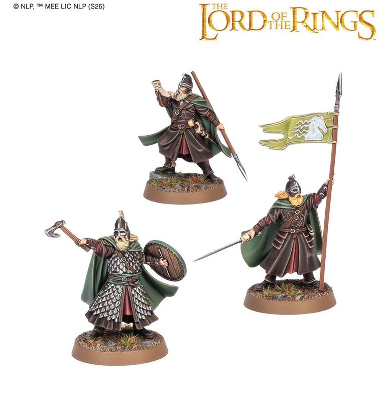 Middle-Earth, The Lord of the Rings, Warriors of Rohan Commanders